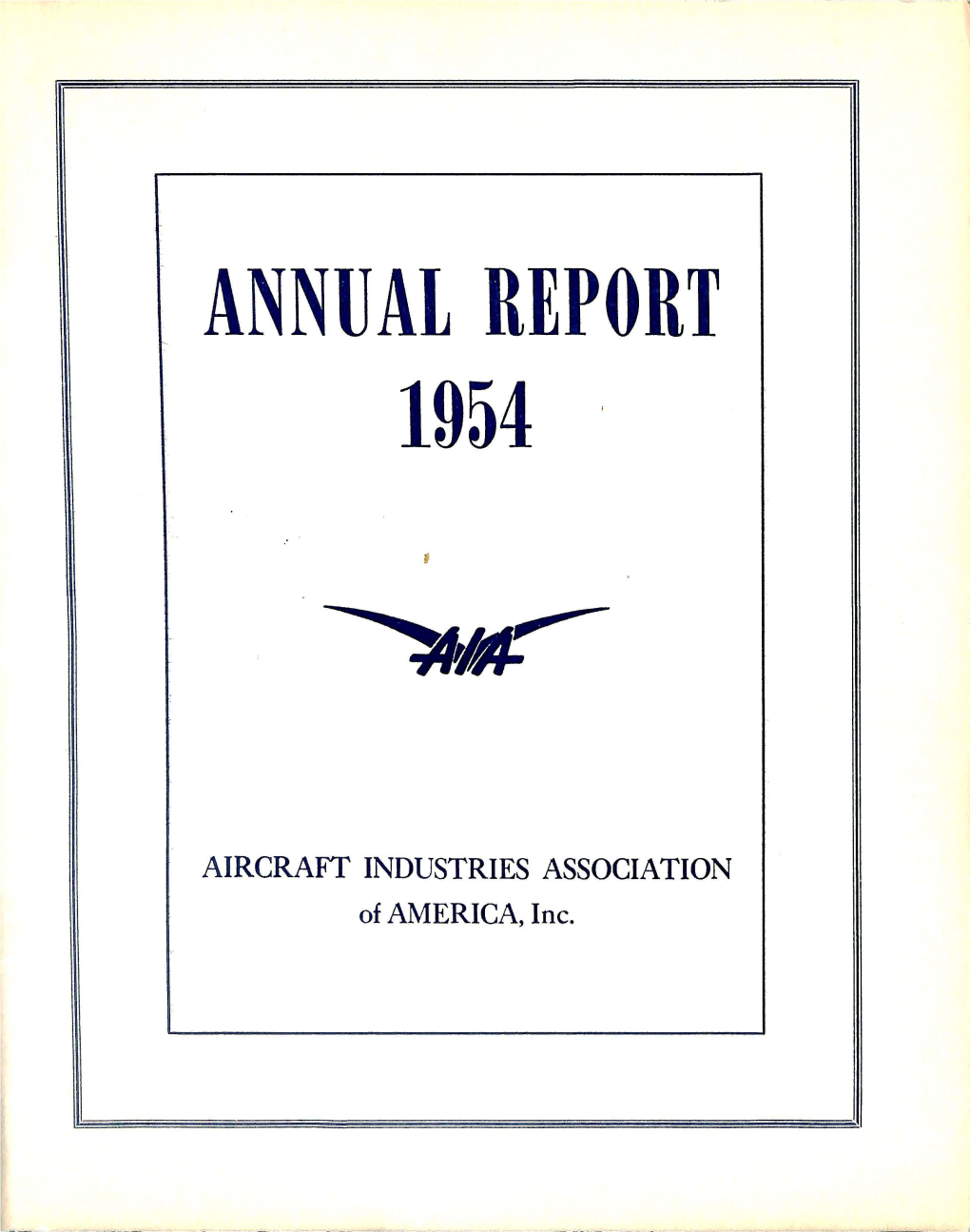 AIA 1954 Annual Report