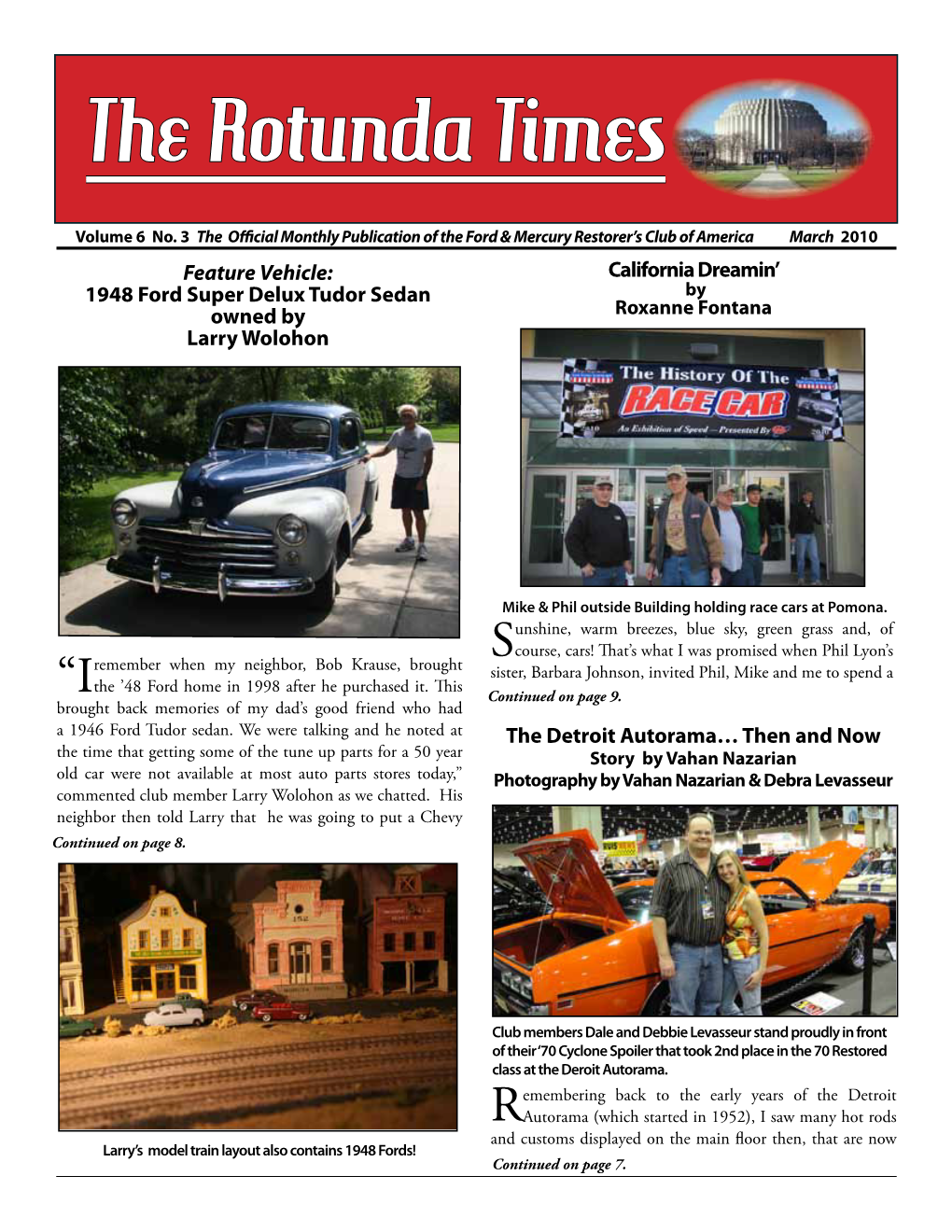 March 2010 Newsletter