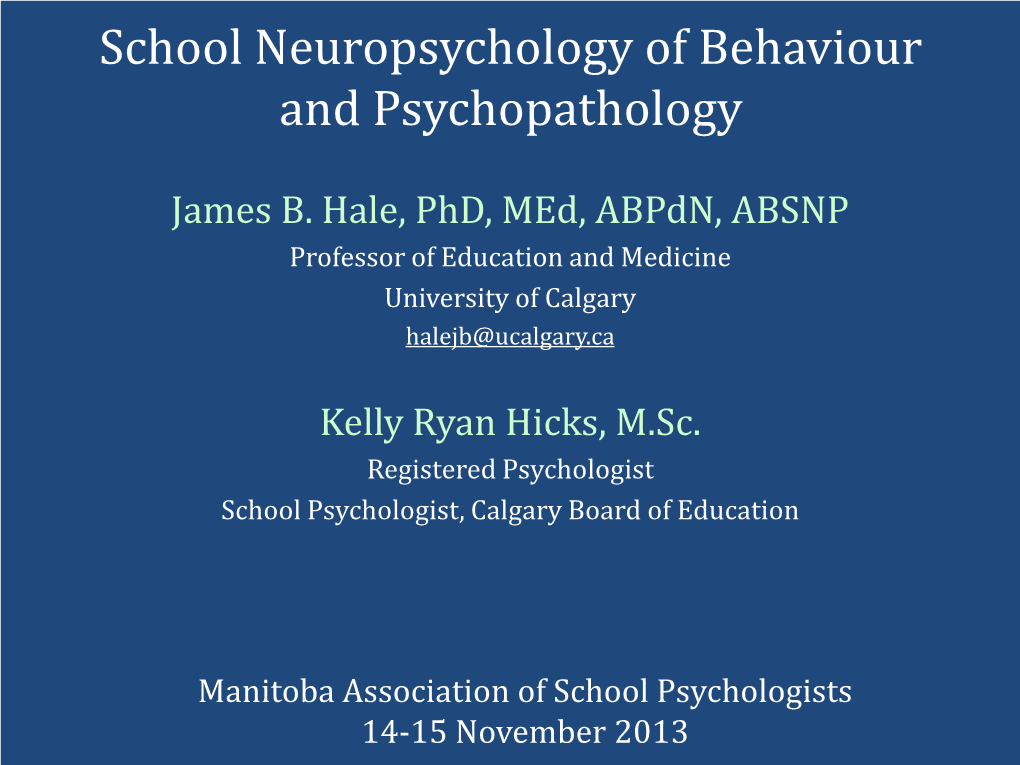 Attention-Deficit/Hyperactivity Disorder Study Sample Characteristics Clinical Group Circuit Findings