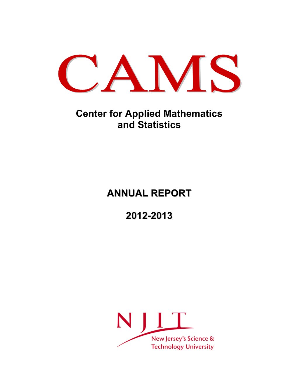 Center for Applied Mathematics and Statistics