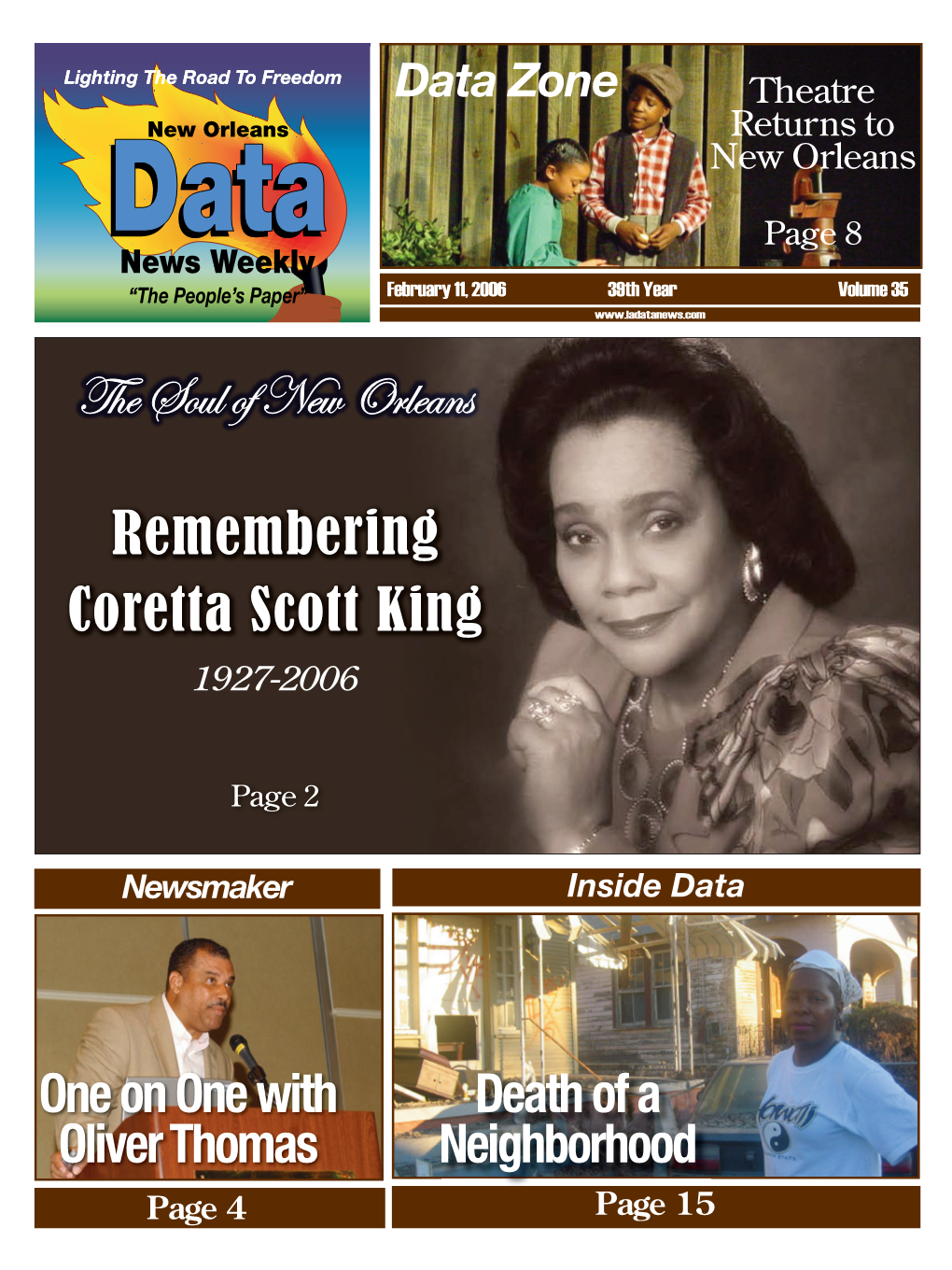 Remembering Coretta Scott King 1927-2006