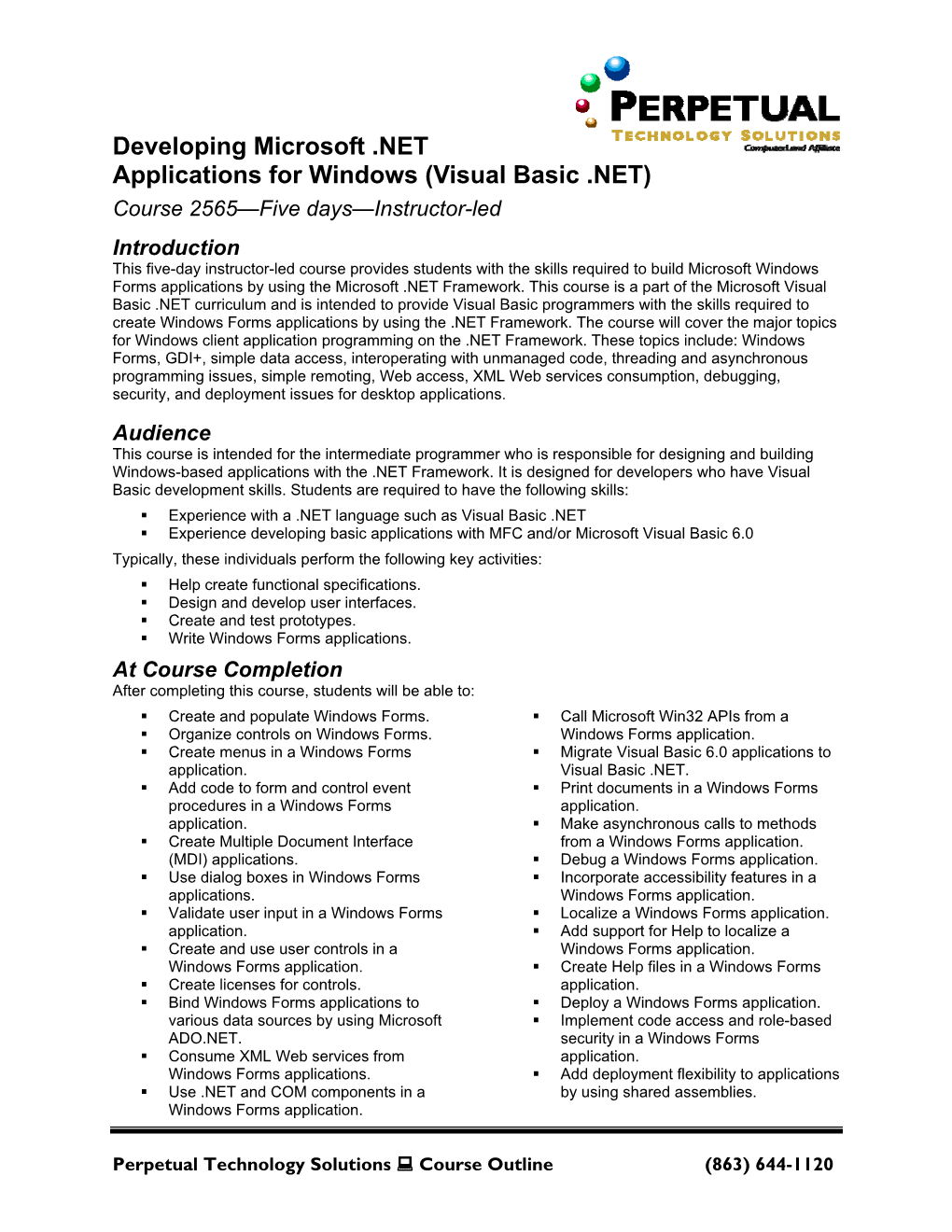 Developing Microsoft .NET Applications for Windows (Visual