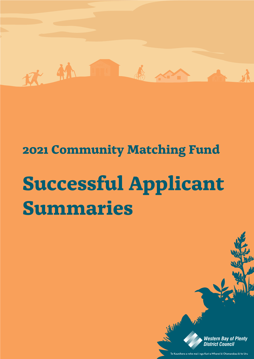 2021 Community Matching Fund Successful Applicant Summaries