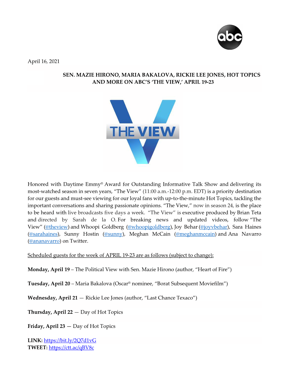 The View Listings