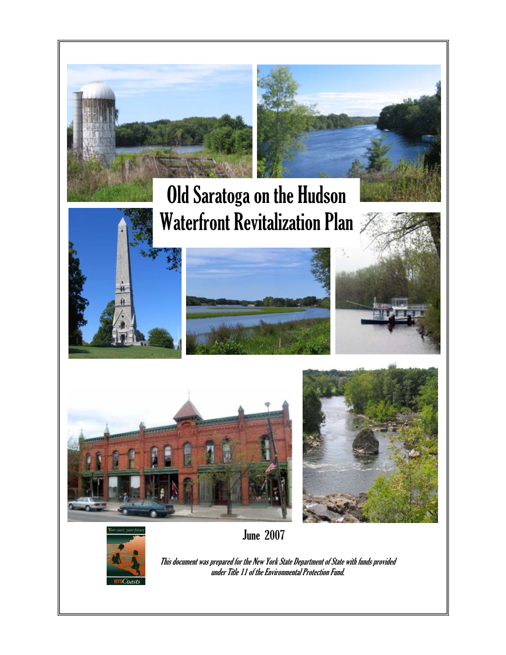 Old Saratoga on the Hudson Waterfront Revitalization Plan Page I