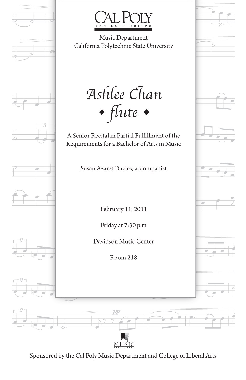 Ashlee an • Flute •