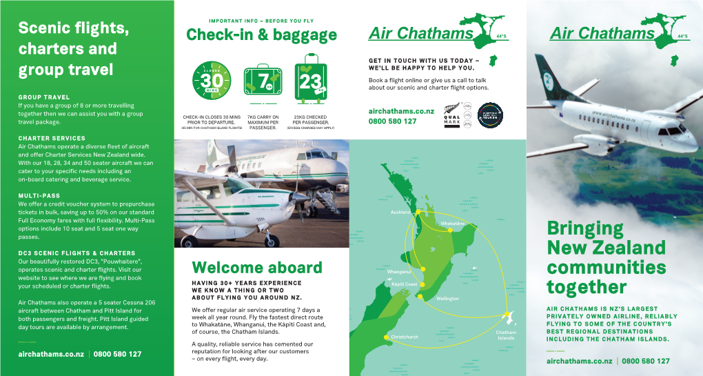Air Chathams 4 Panel DL Brochure Web