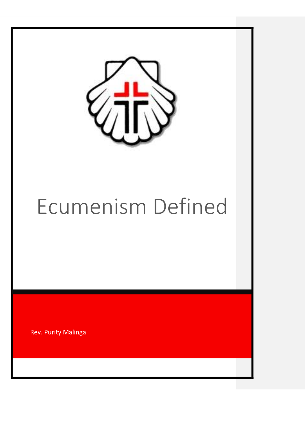 Ecumenism Defined