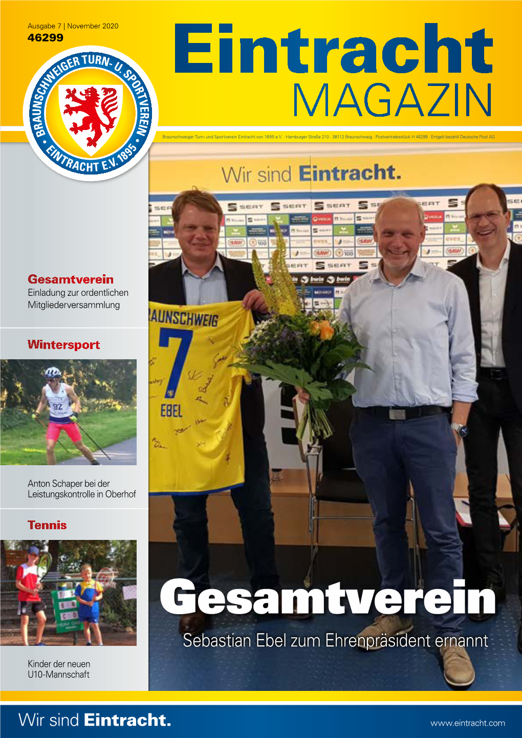 Ausgabe 7 | November 2020 46299 Eintracht MAGAZIN