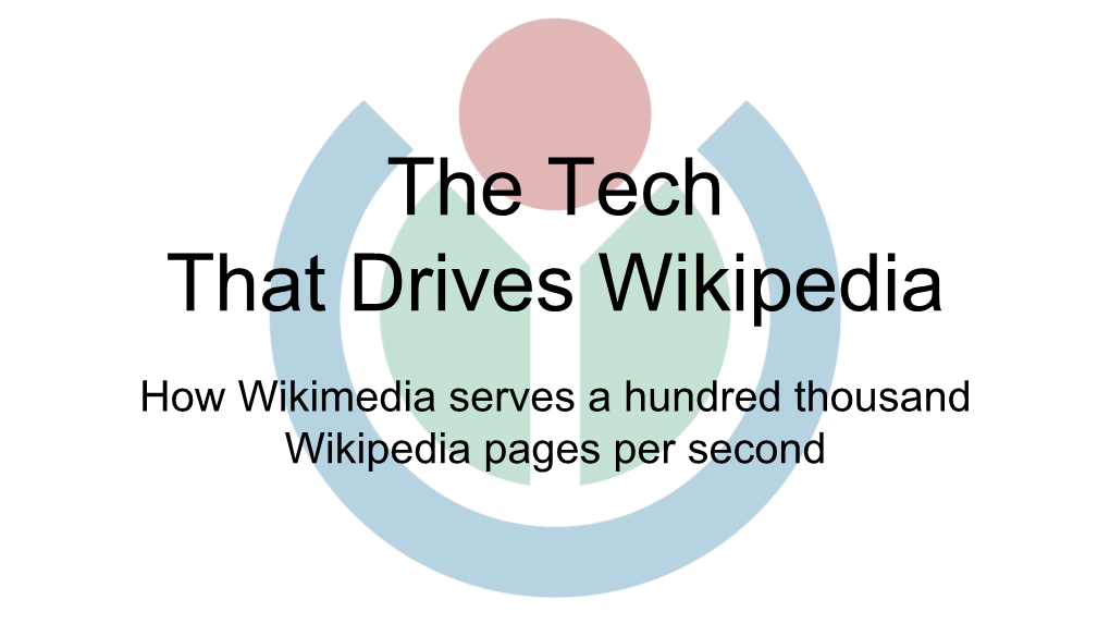 The Tech That Drives Wikipedia