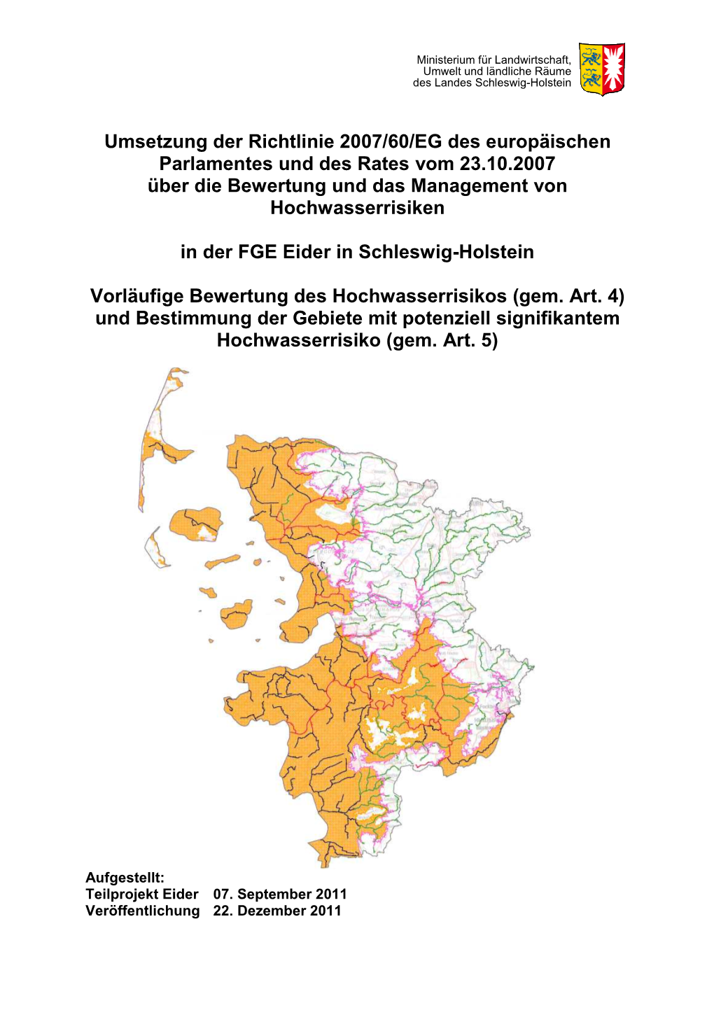 TP Eider 2011-12 Vorläufige Bewertung