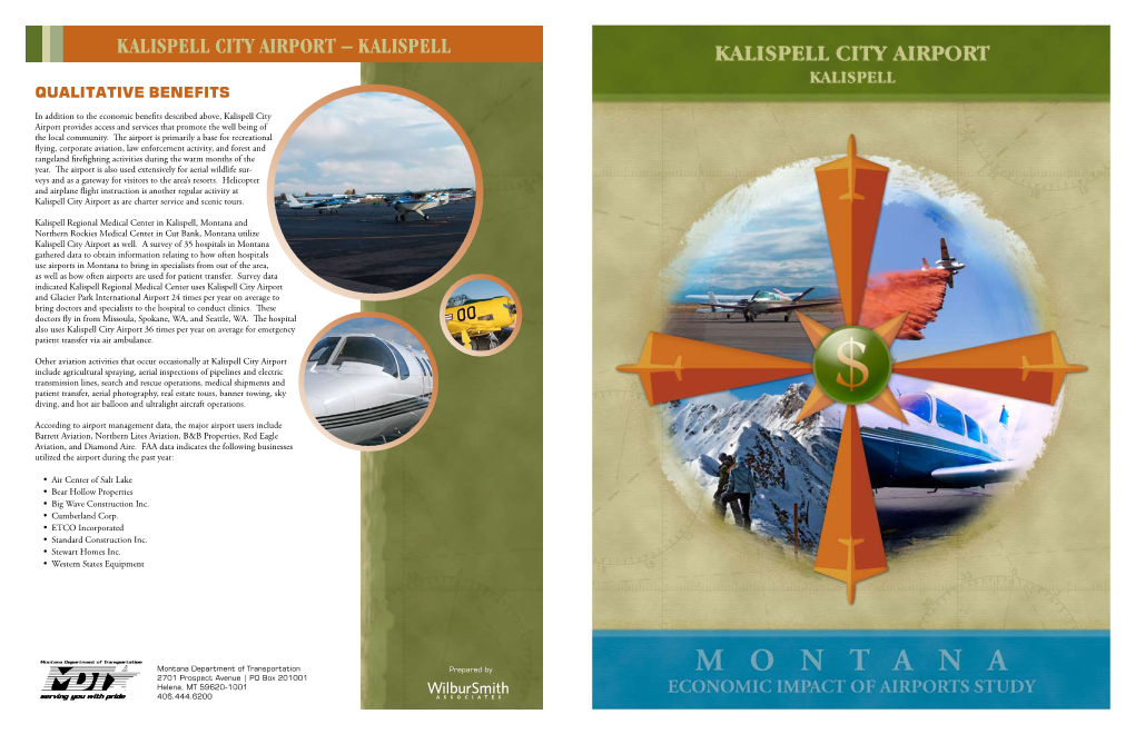 KALISPELL City Airport – KALISPELL Kalispell City Airport KALISPELL Qualitative Benefits