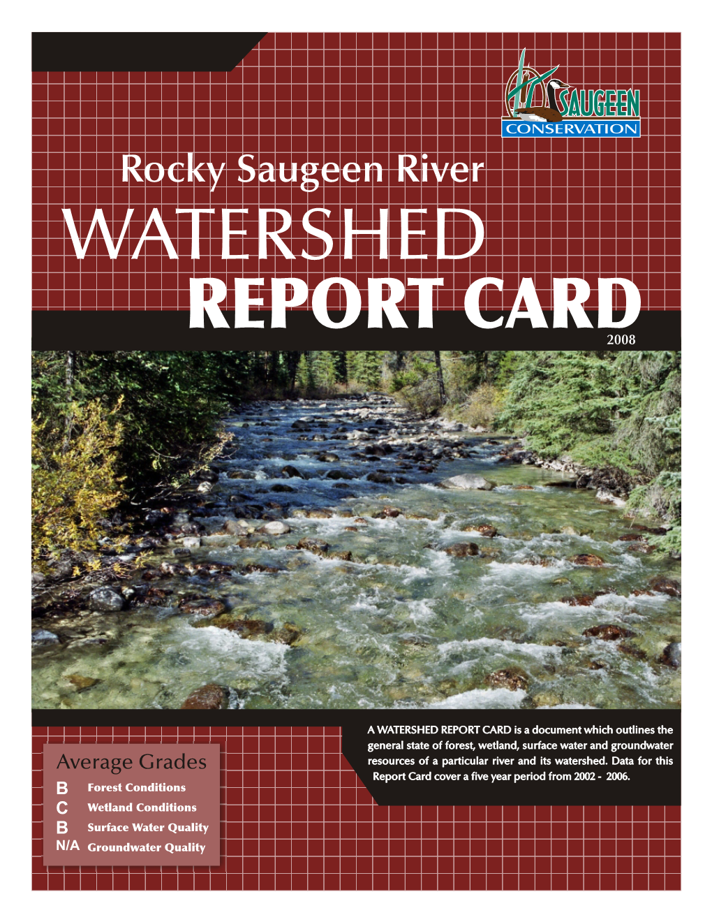 Rocky Saugeen River WATERSHED REPORT CARD 2008