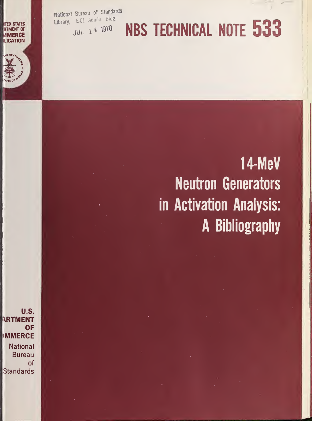 14-Mev Neutron Generators in Activation Analysis: a Bibliography