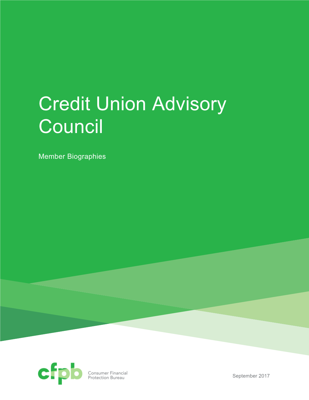 Credit Union Advisory Council