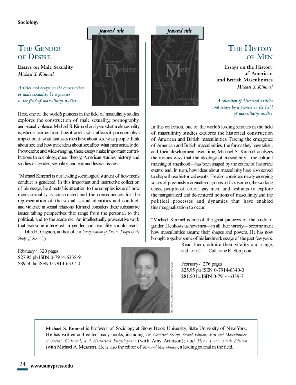 THE GENDER of DESIRE Essays on Male Sexuality Michael S. Kimmel