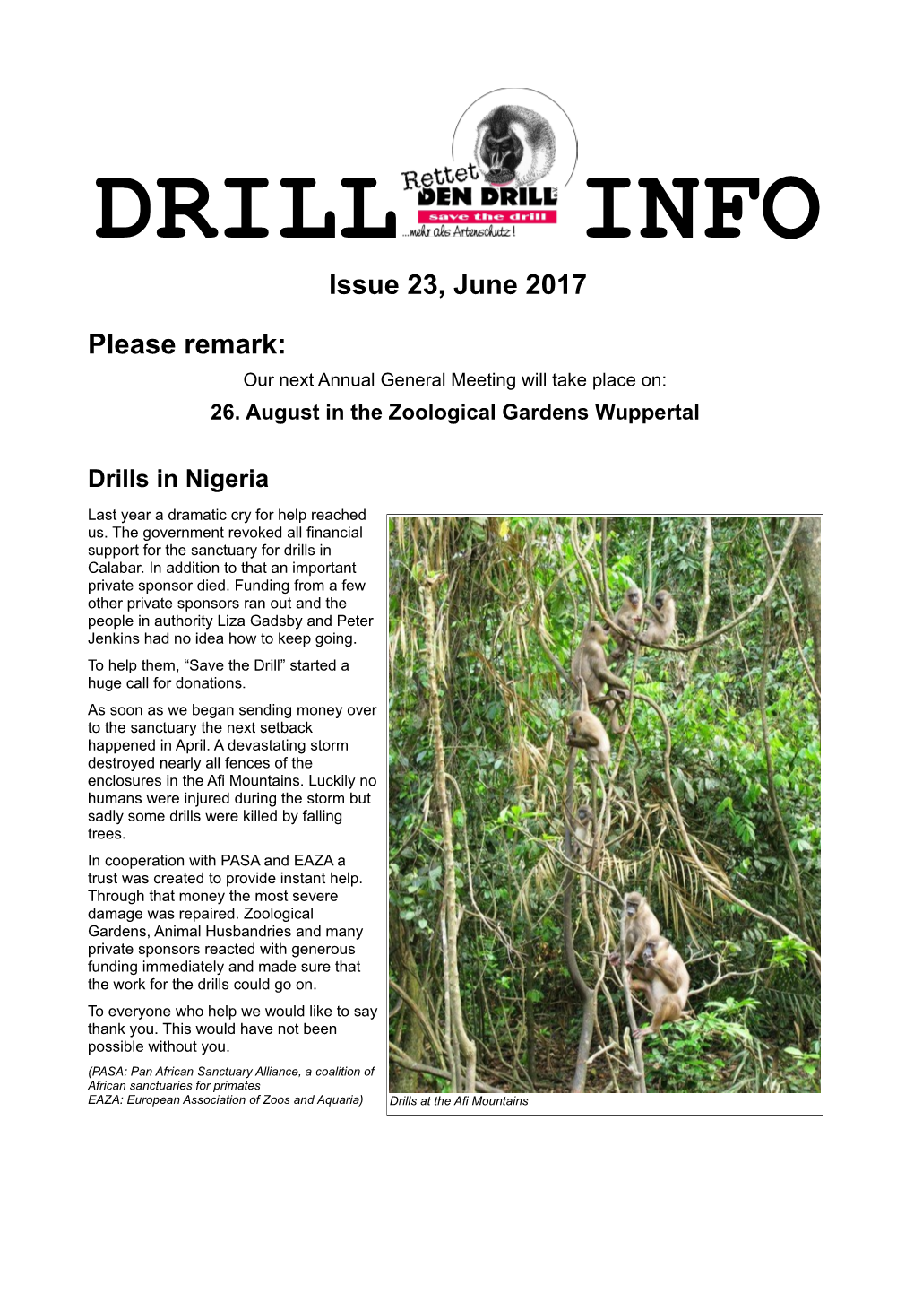 DRILL INFO Issue 23, June 2017