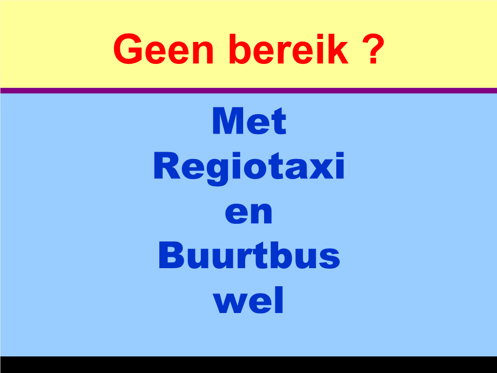 Buurtbus Wel