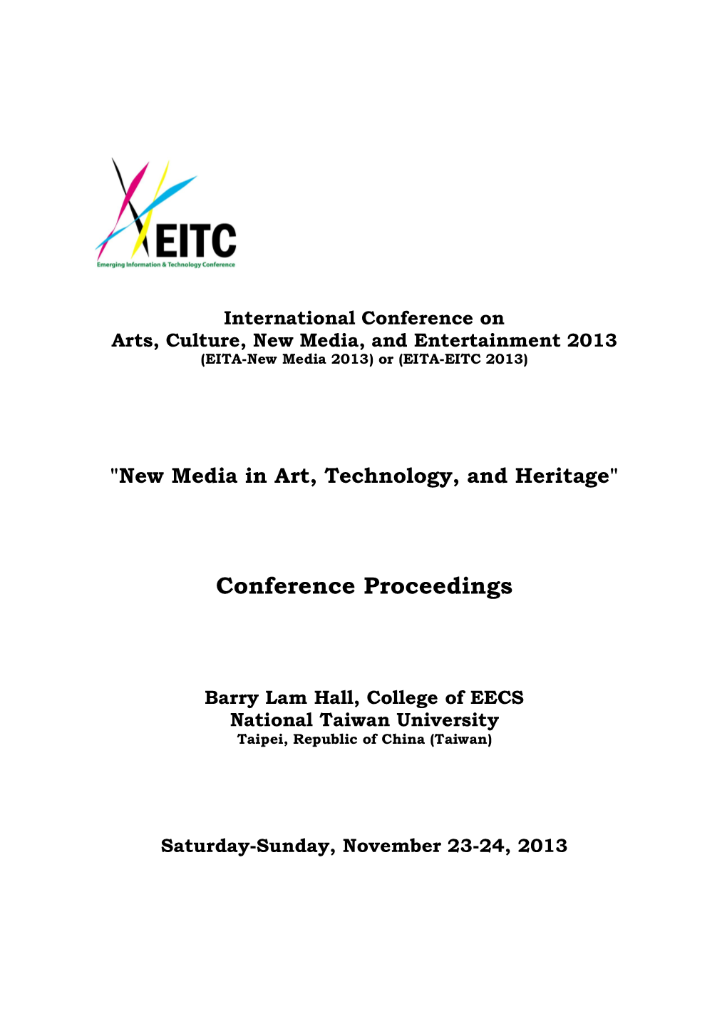 Conference Proceedings