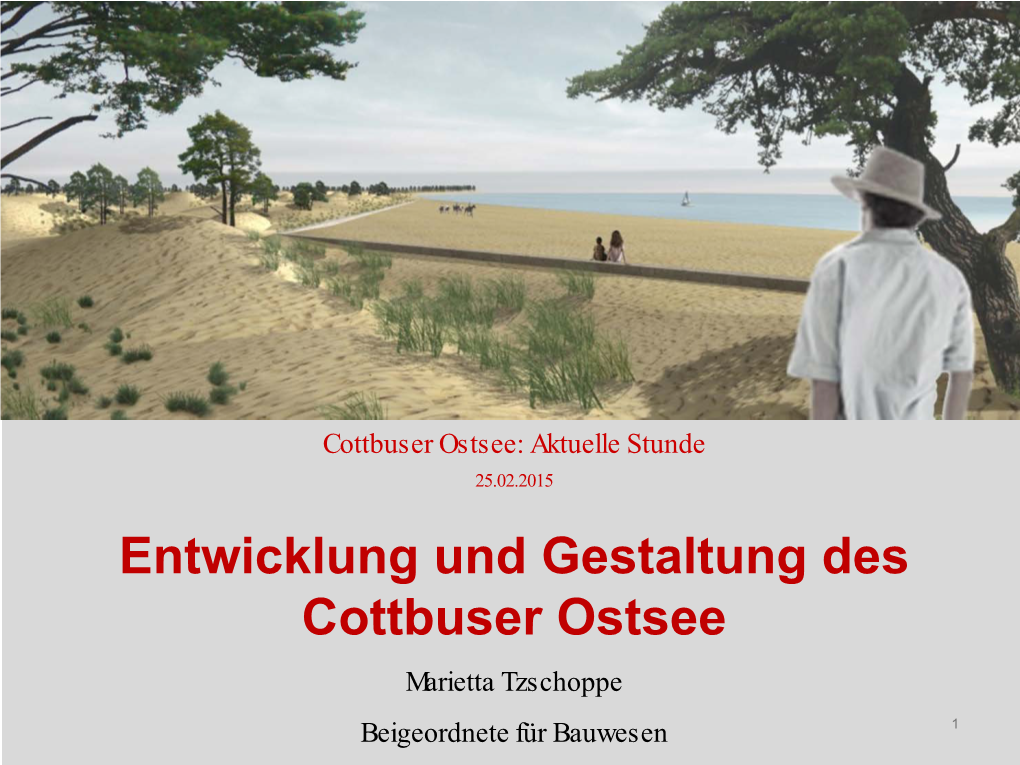 Entwicklung Und Gestaltung Cottbuser Ostsee