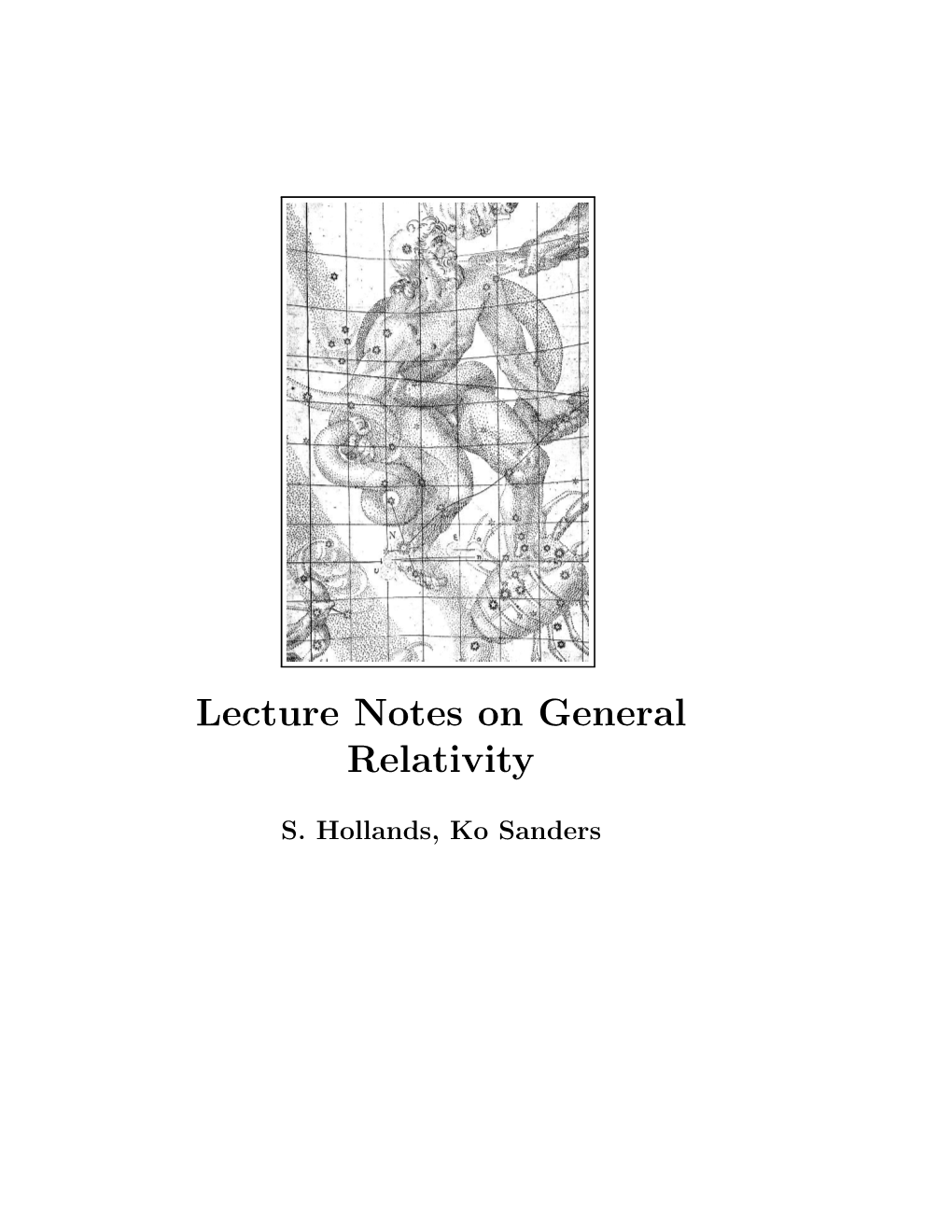 Lecture Notes on General Relativity