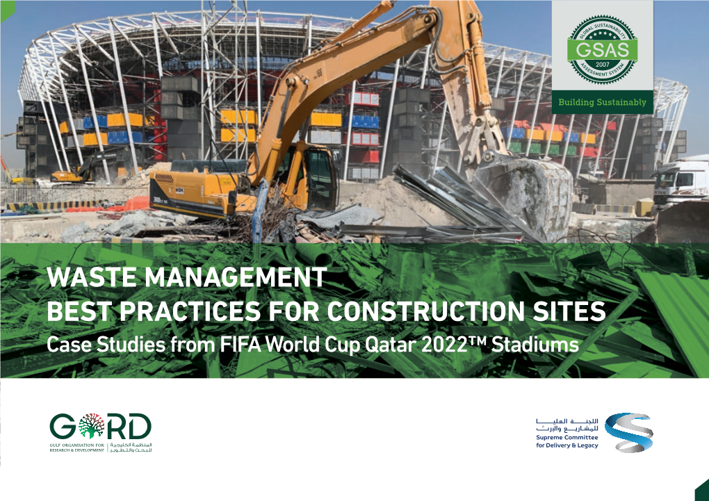 FIFA World Cup 2022™ Construction Site Waste Management Report