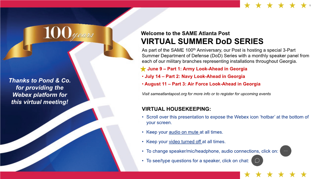 VIRTUAL SUMMER Dod SERIES