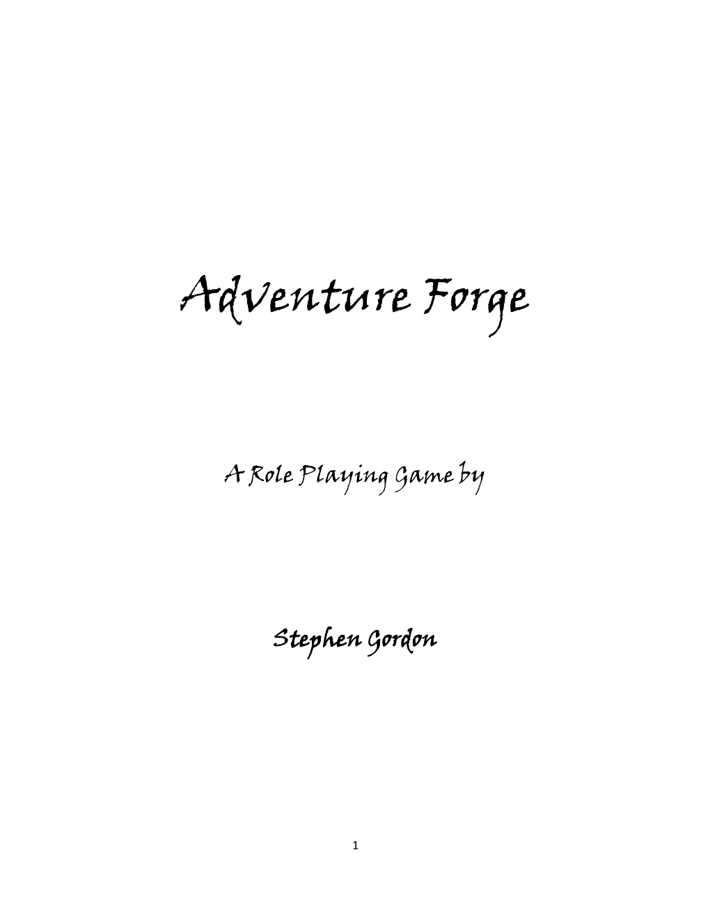 Adventure Forge