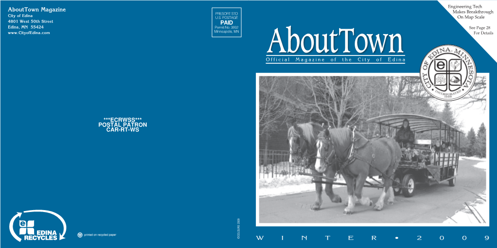 Winter 2009 About Town (PDF)