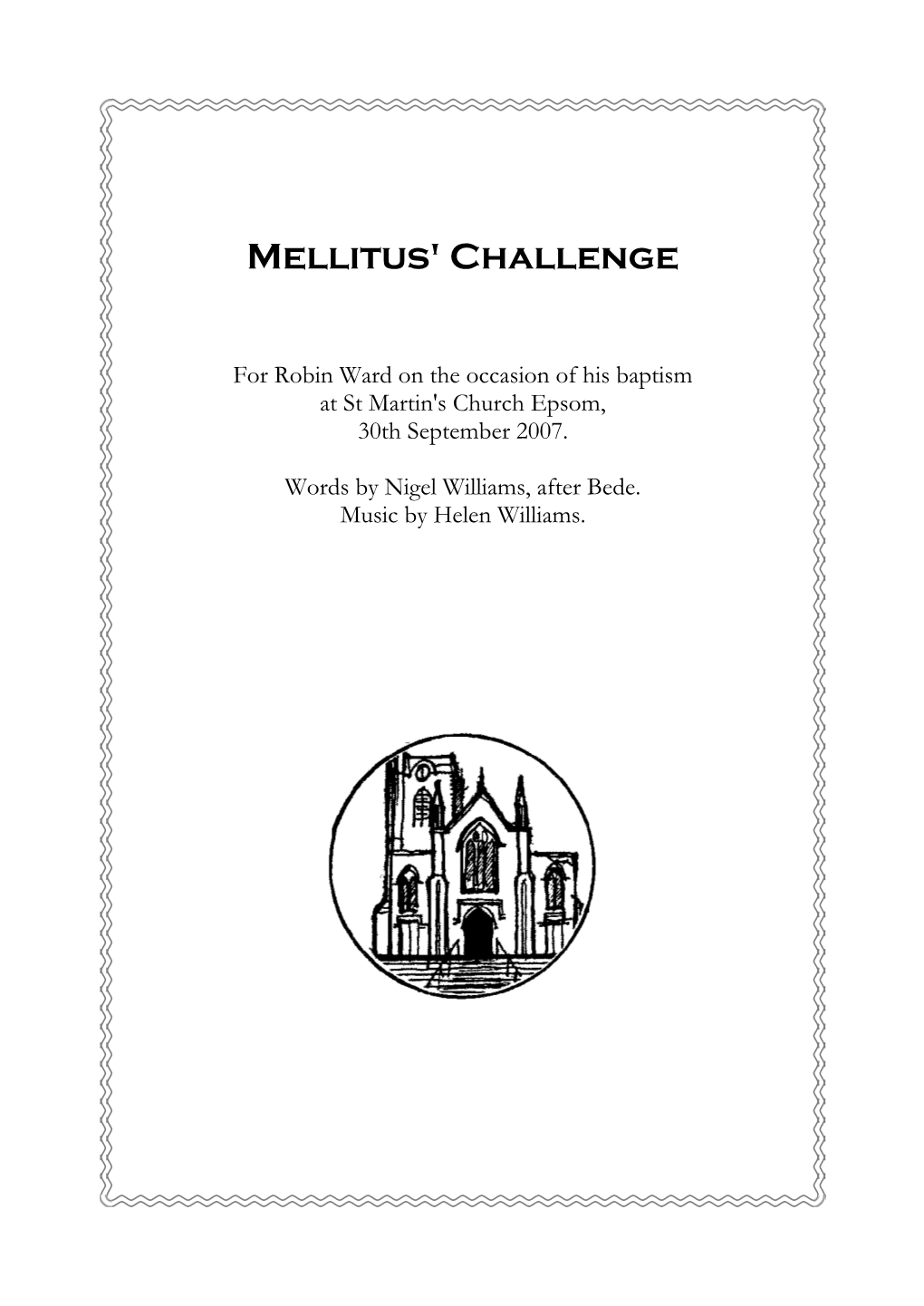 Mellitus' Challenge