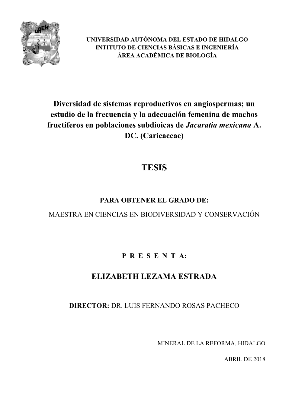 Diversidad De Sistemas Reproductivos En Angiospermas