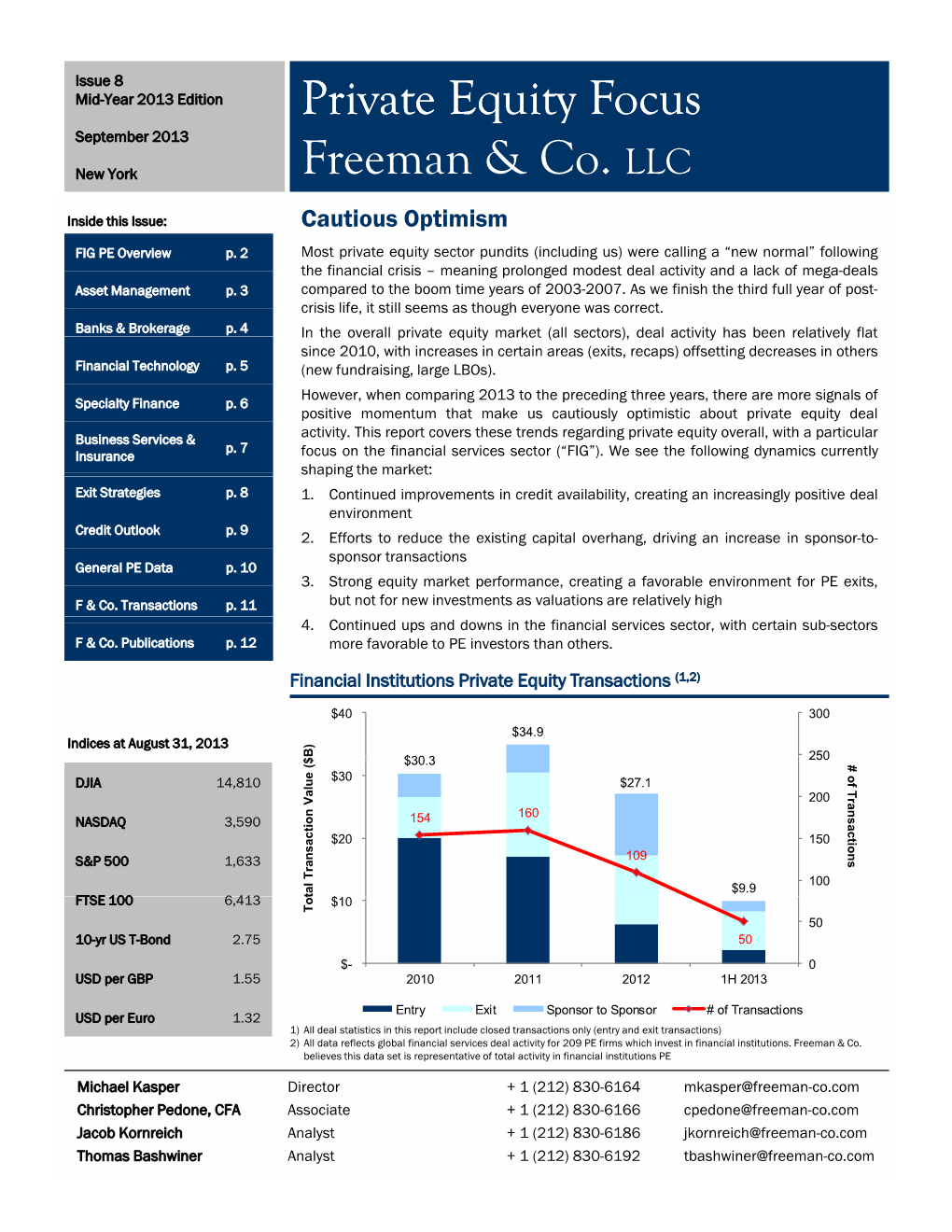 Private Equity Focus Freeman & Co