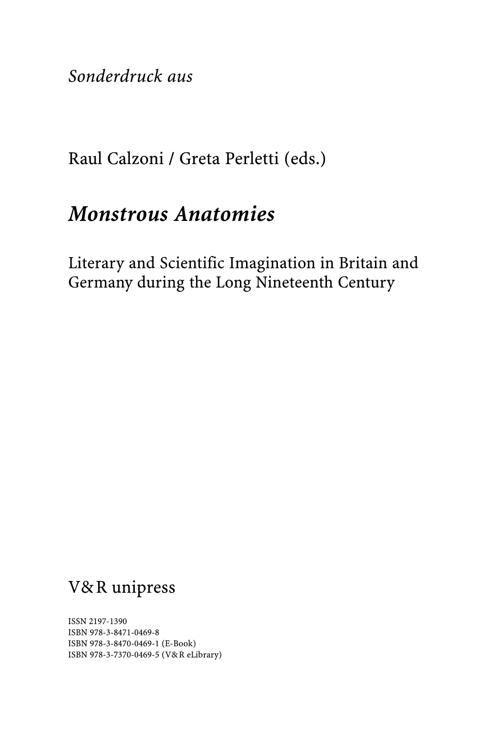 Monstrous Anatomies