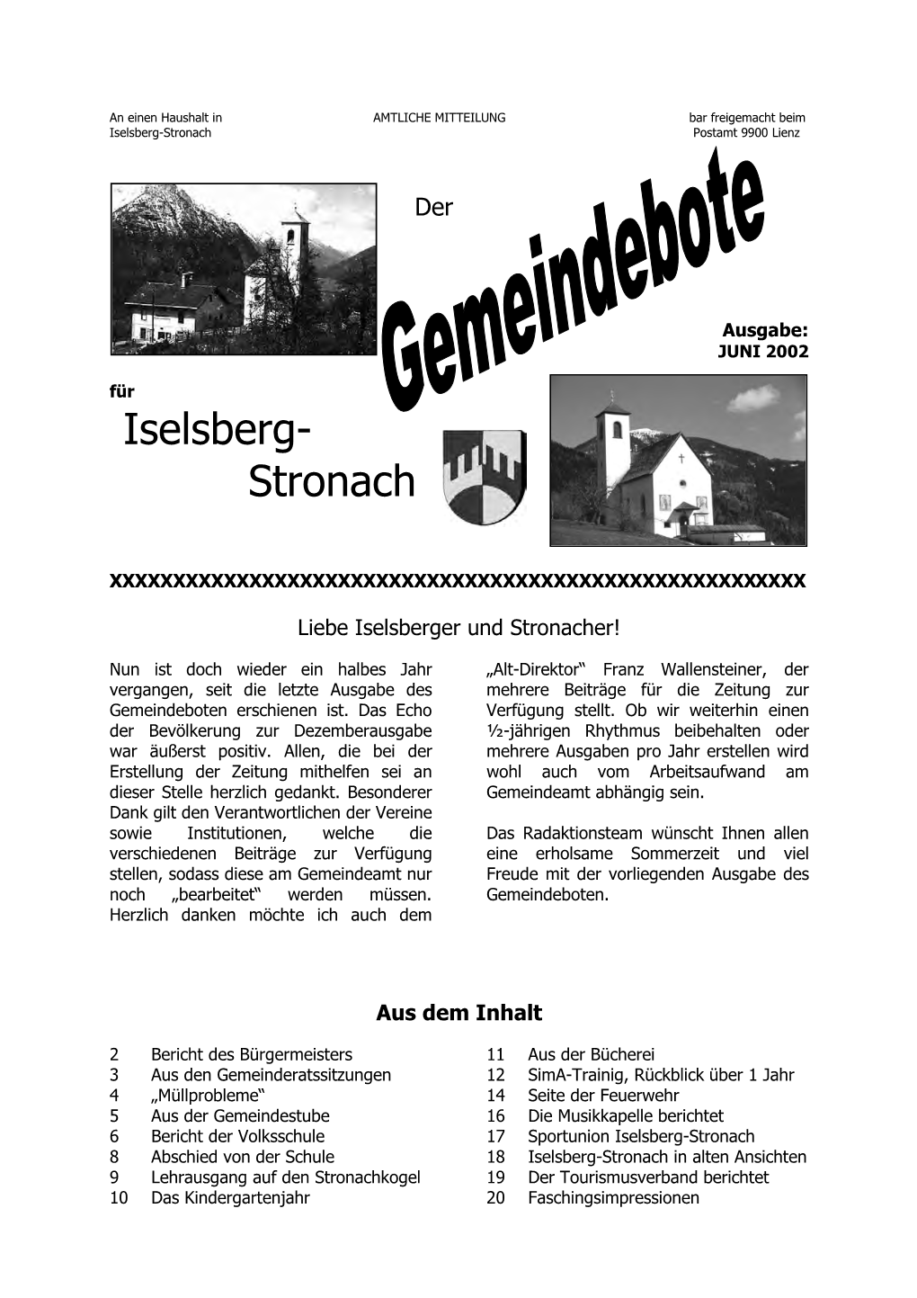 Iselsberg-Stronach Postamt 9900 Lienz