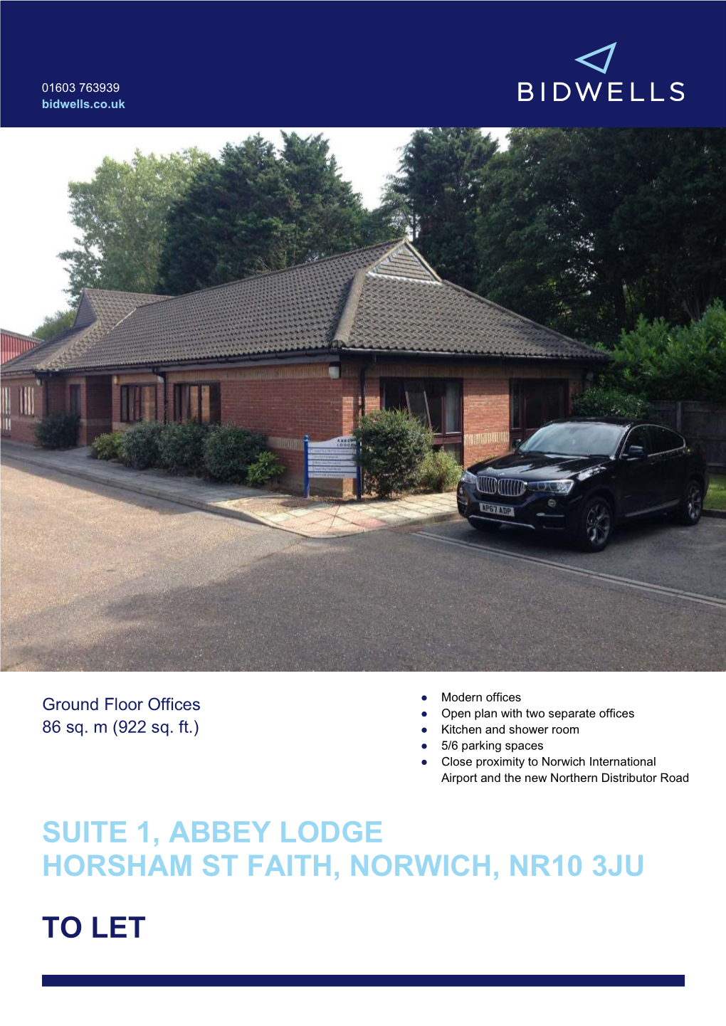 Suite 1, Abbey Lodge Horsham St Faith, Norwich, Nr10 3Ju