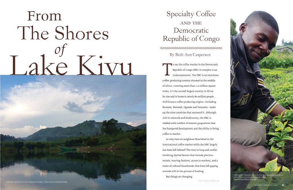 Specialty Coffee from and the Democratic the Shores Republic of Congo