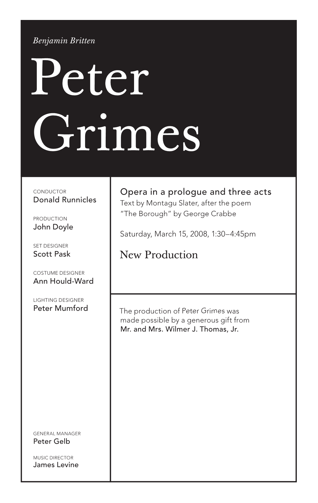 Peter Grimes