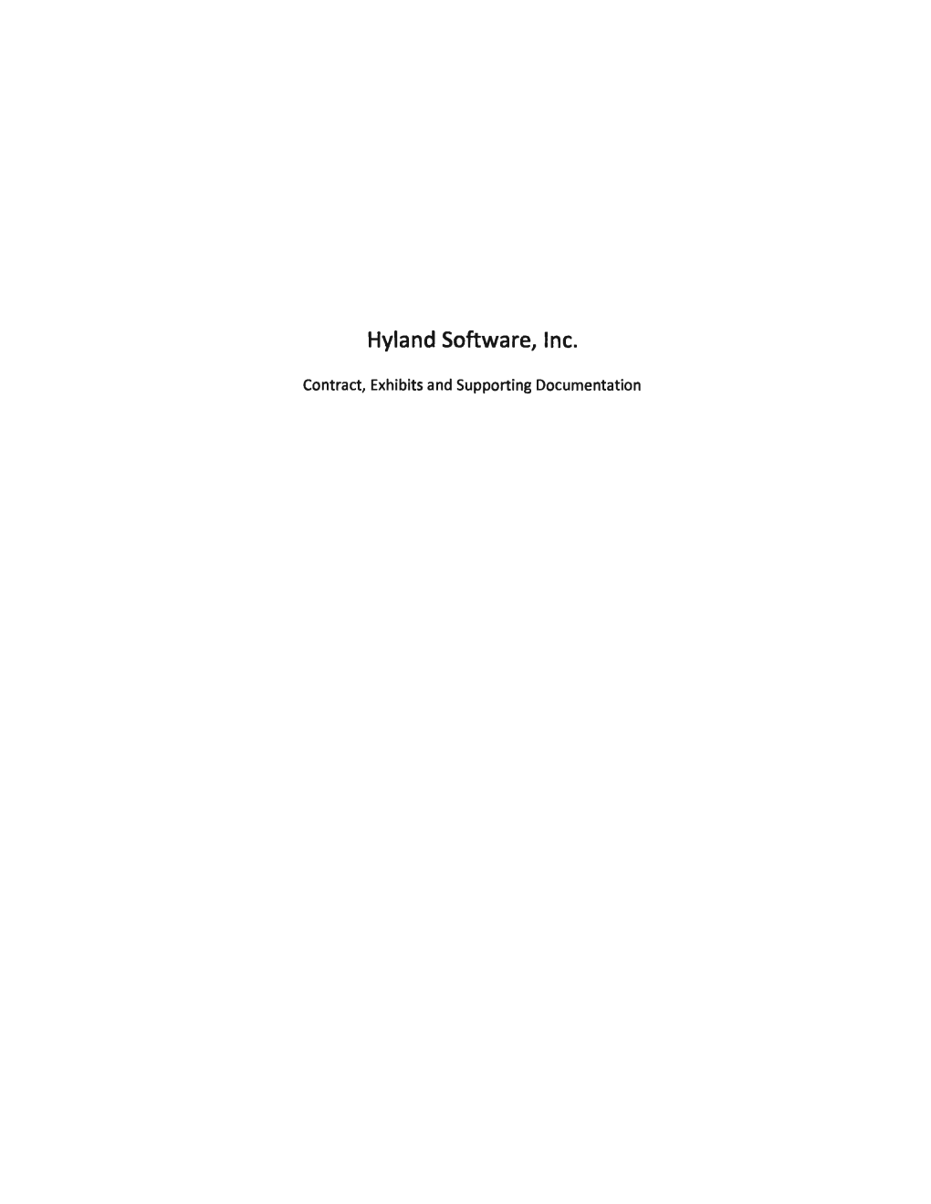 Hyland Software, Inc