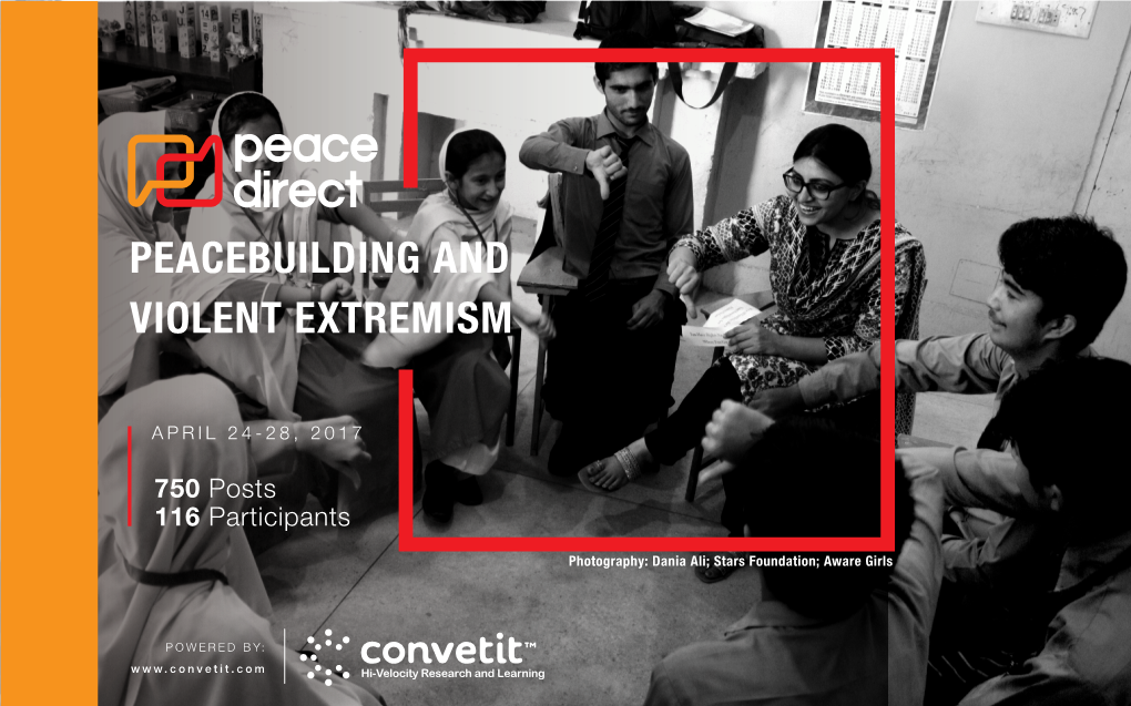 Peacebuilding and Violent Extremism