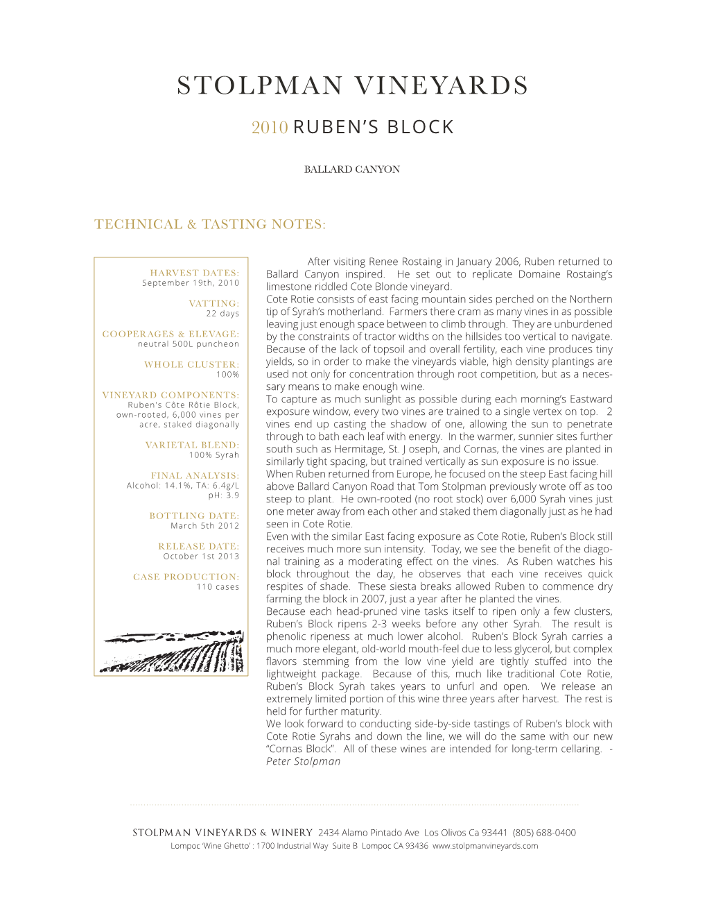 2010 Ruben’S Block