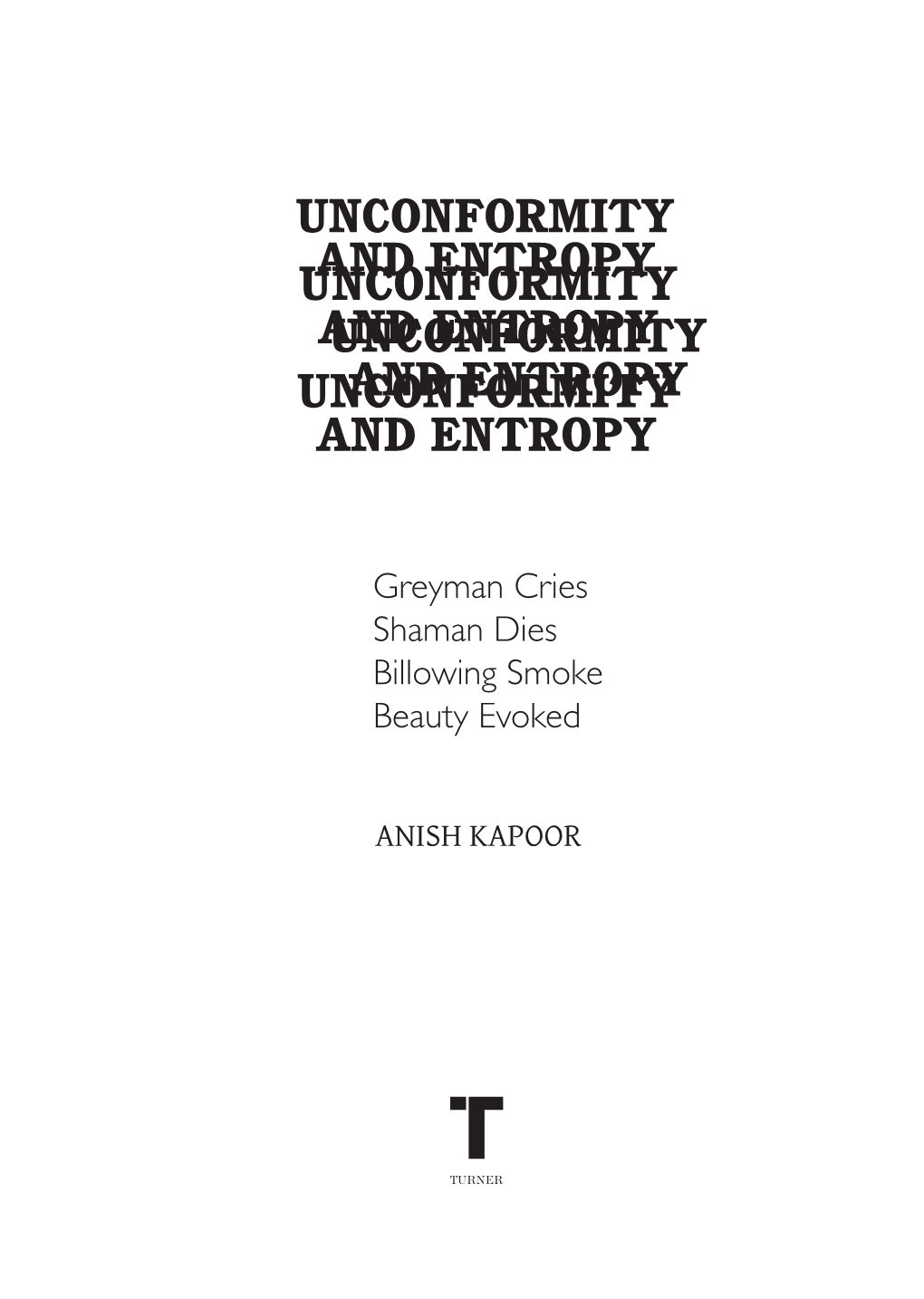 Kapoor Unconformity Entropy.Pdf