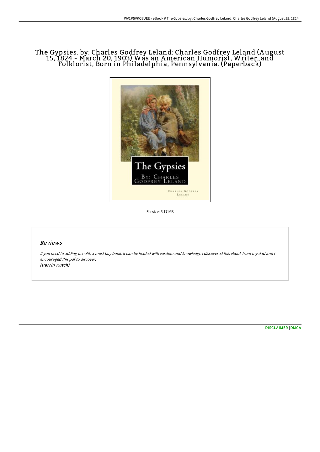 Read PDF // the Gypsies. By: Charles Godfrey Leland: Charles
