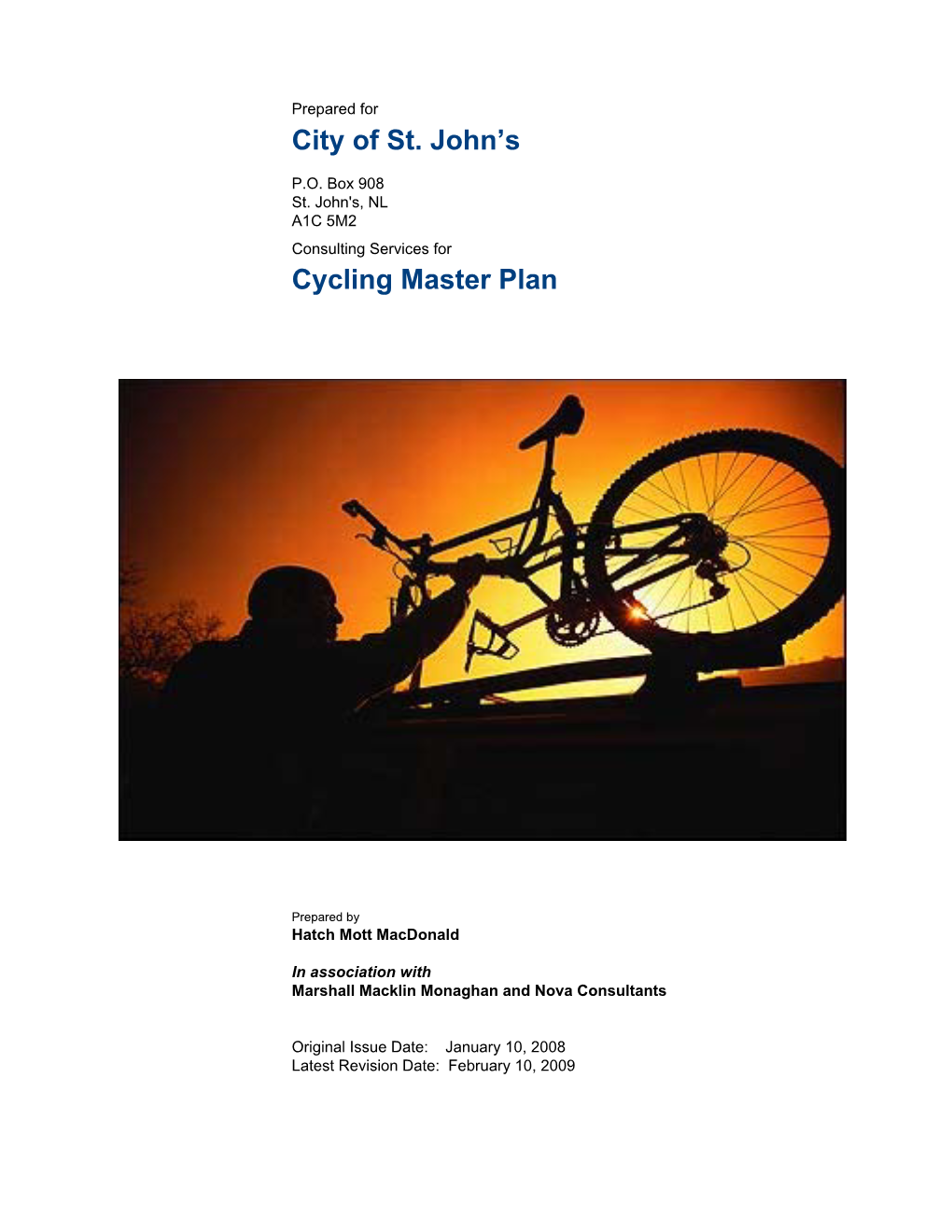 Cycling Master Plan