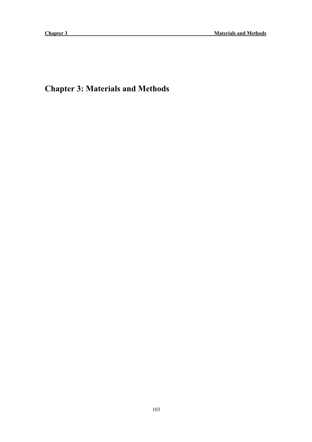 Chapter 3 Materials and Methods