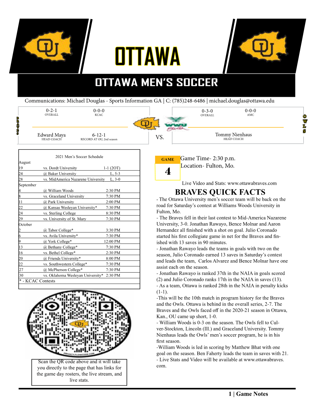 Ottawa Men's Soccer