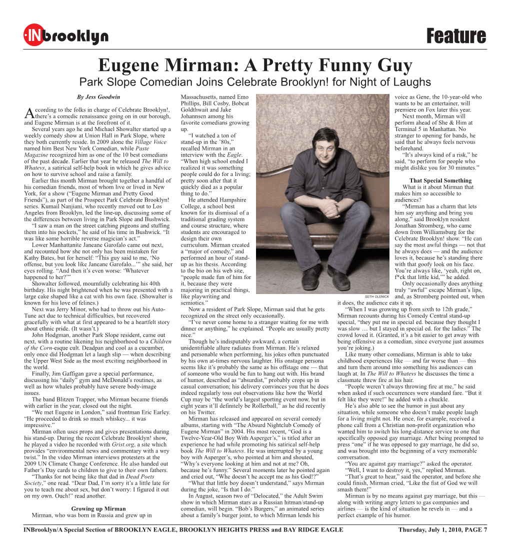 Eugene Mirman: a Pretty Funny
