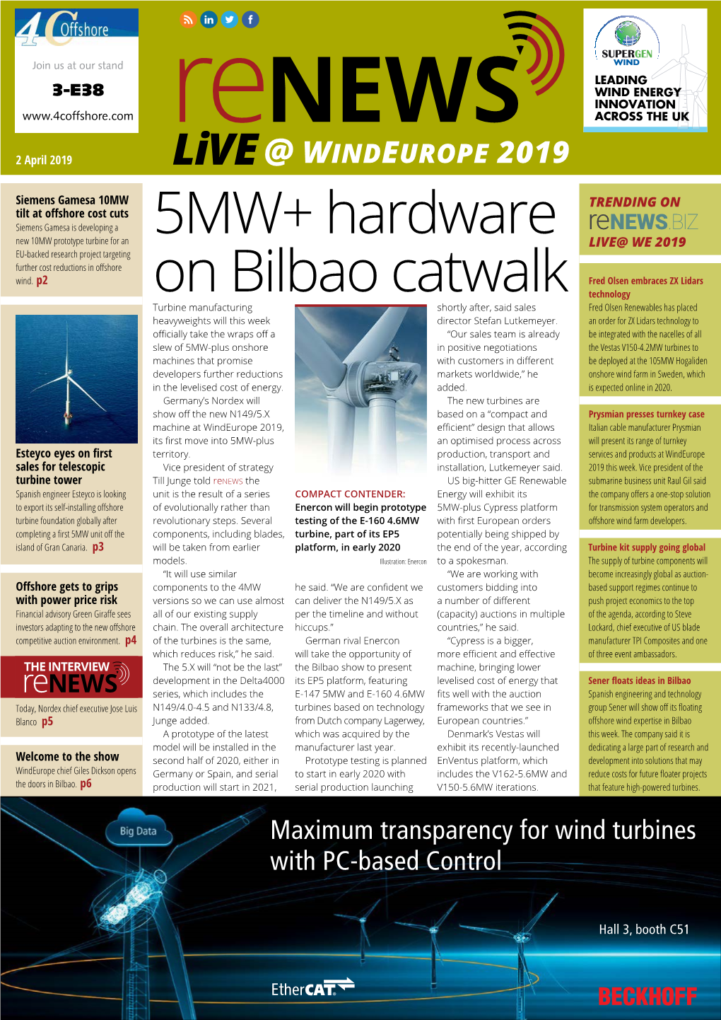 5MW+ Hardware on Bilbao Catwalk