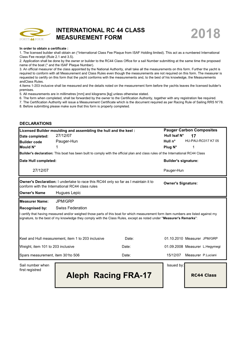 Aleph Racing FRA-17