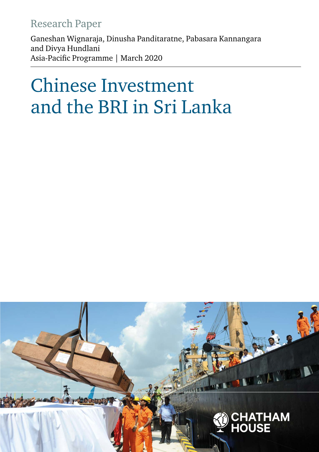 Chinese Investment and the BRI in Sri Lanka Contents