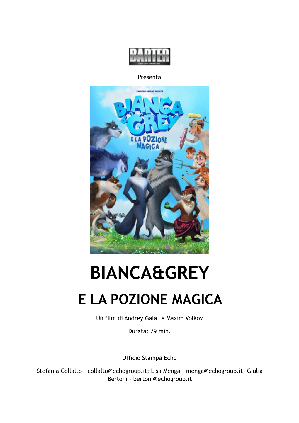Bianca&Grey E La Pozione Magica